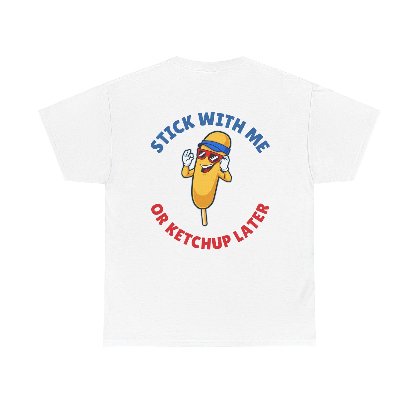 Funny Corndog Season // Unisex Heavy Cotton Tee | Perfect for Food Lovers and Festivals
