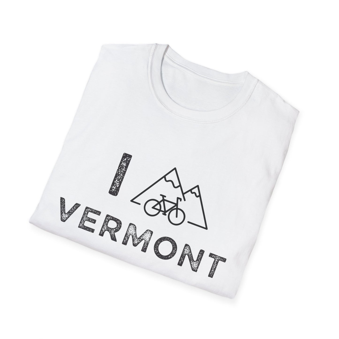 I (Mountain) Bike Vermont // Unisex Softstyle T-Shirt
