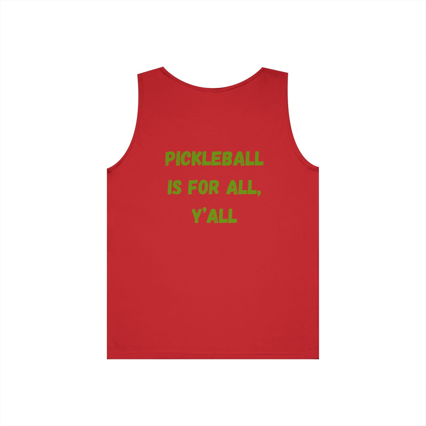 Pickleball is for All, Y'all // Unisex Heavy Cotton Tank Top