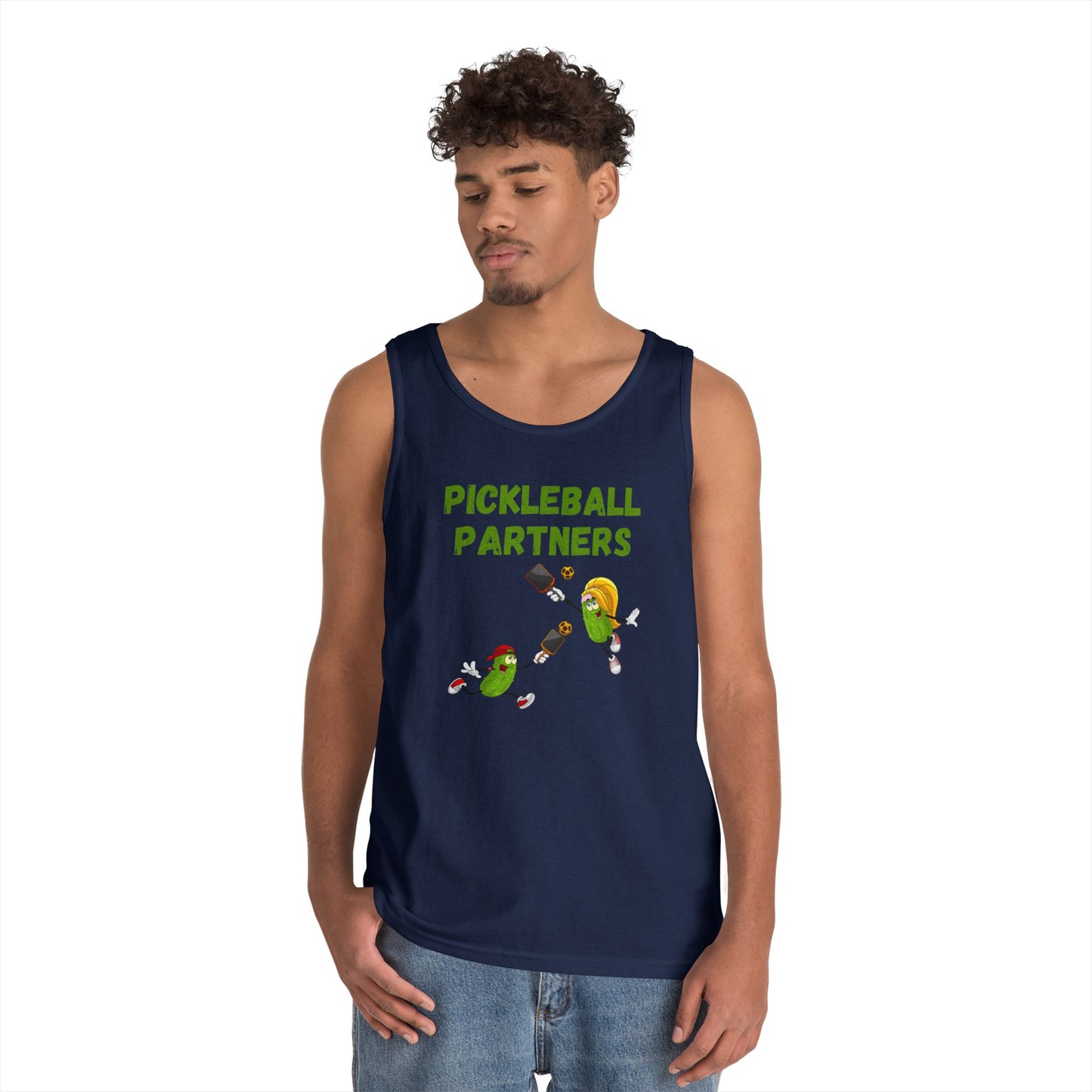 Pickleball Partners 2 // Unisex Heavy Cotton Tank Top