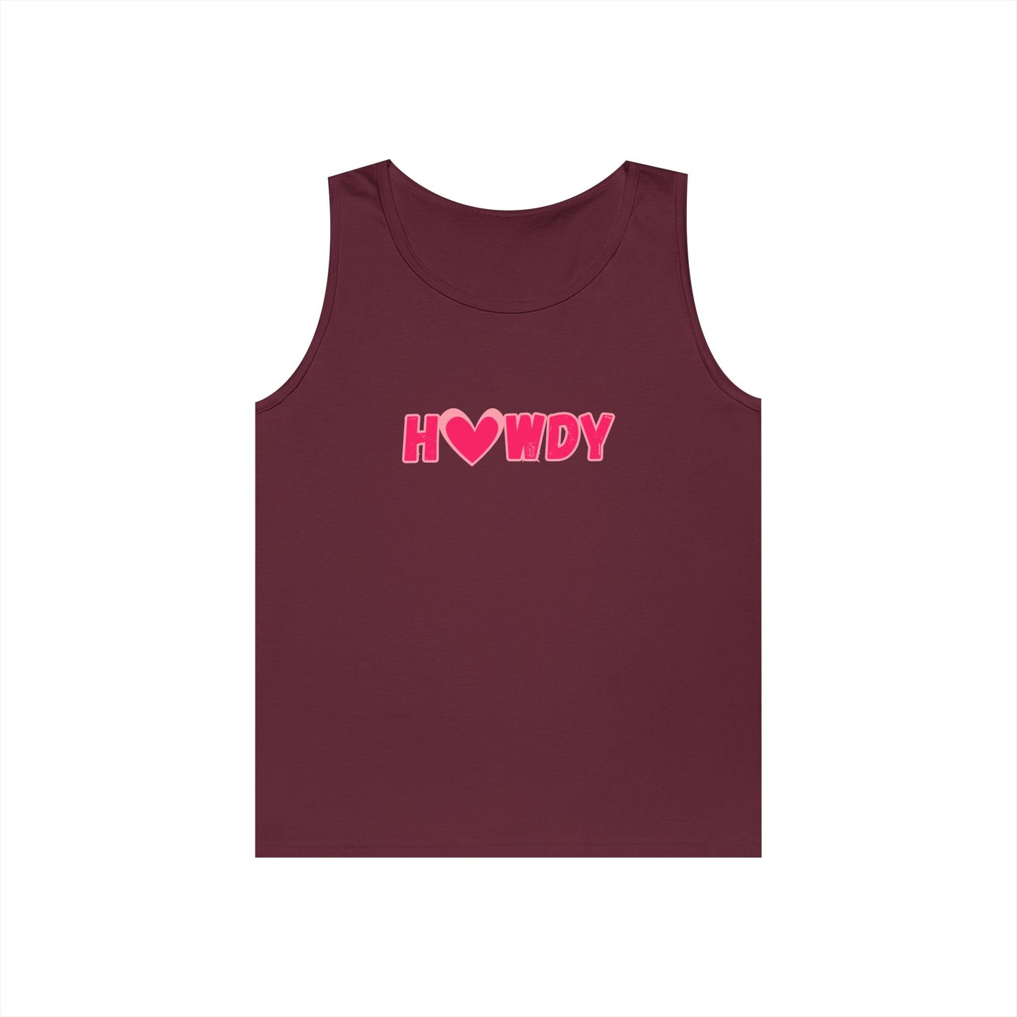 H<3wdy // Unisex Heavy Cotton Tank Top - Trendy Summer Wear for Fun and Relaxation
