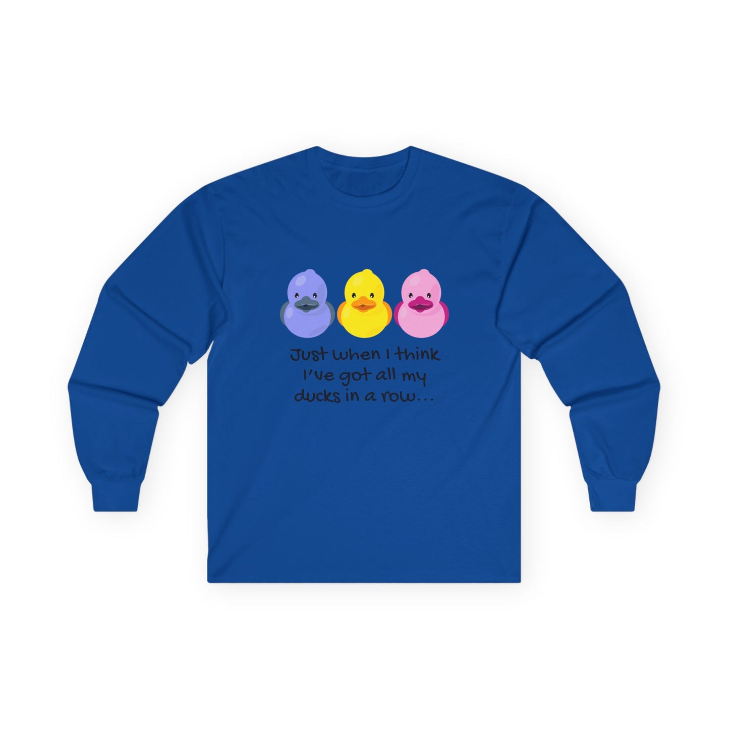 Ducks in a Row // Unisex Ultra Cotton Long Sleeve Tee