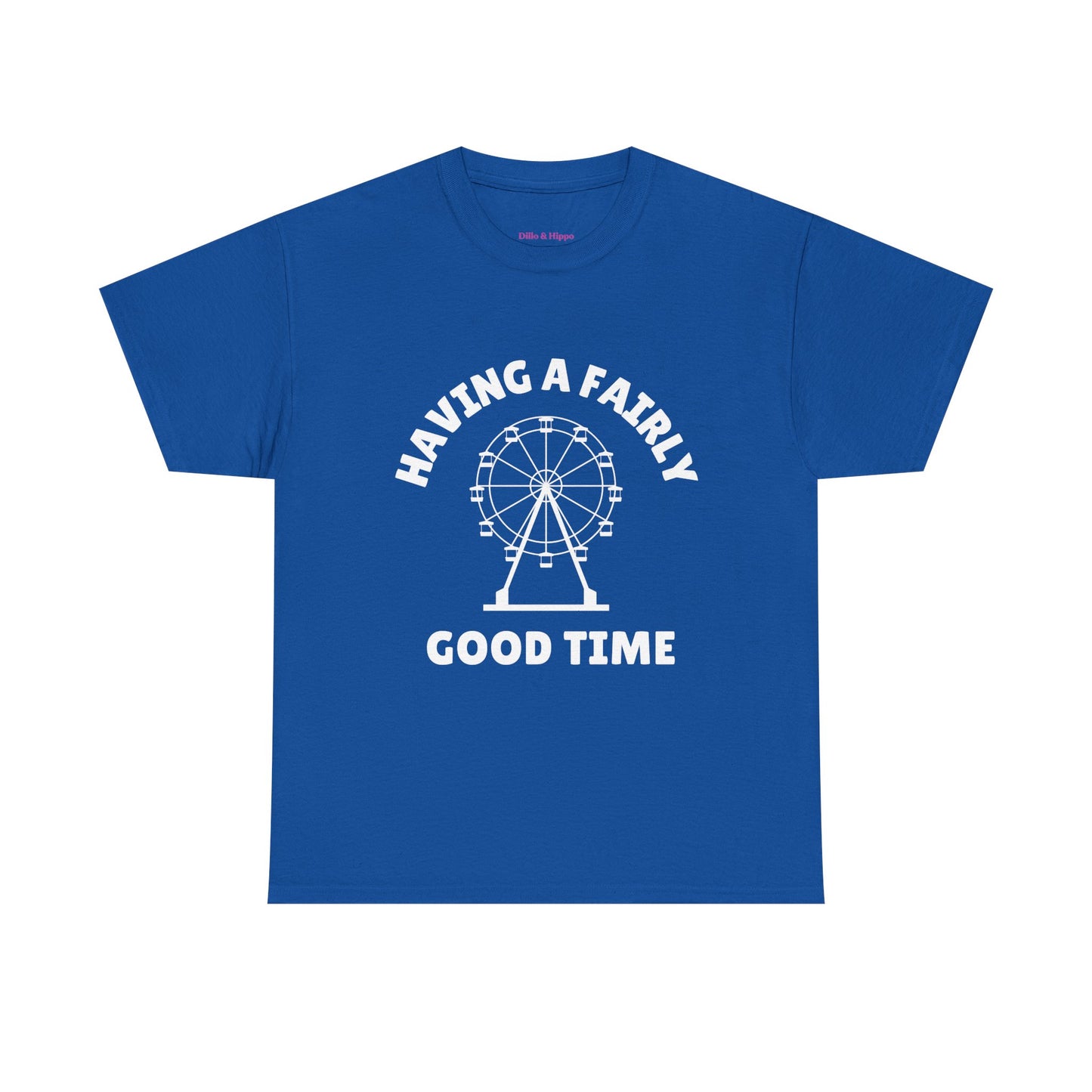 Having A Fairly Good Time // Ferris Wheel Good Time Punny Unisex Heavy Cotton Tee