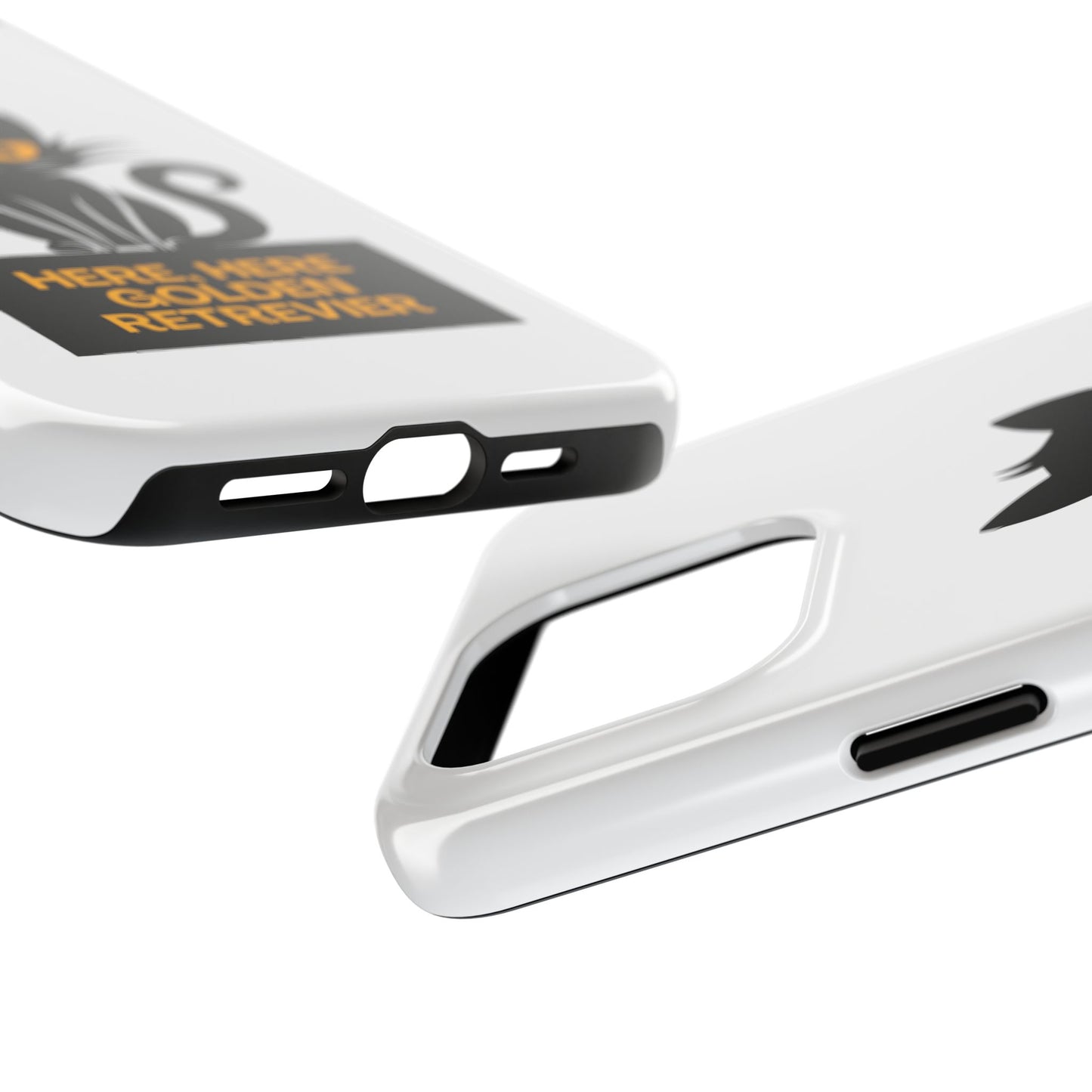 Here, Here Golden Retriever // Phone Case