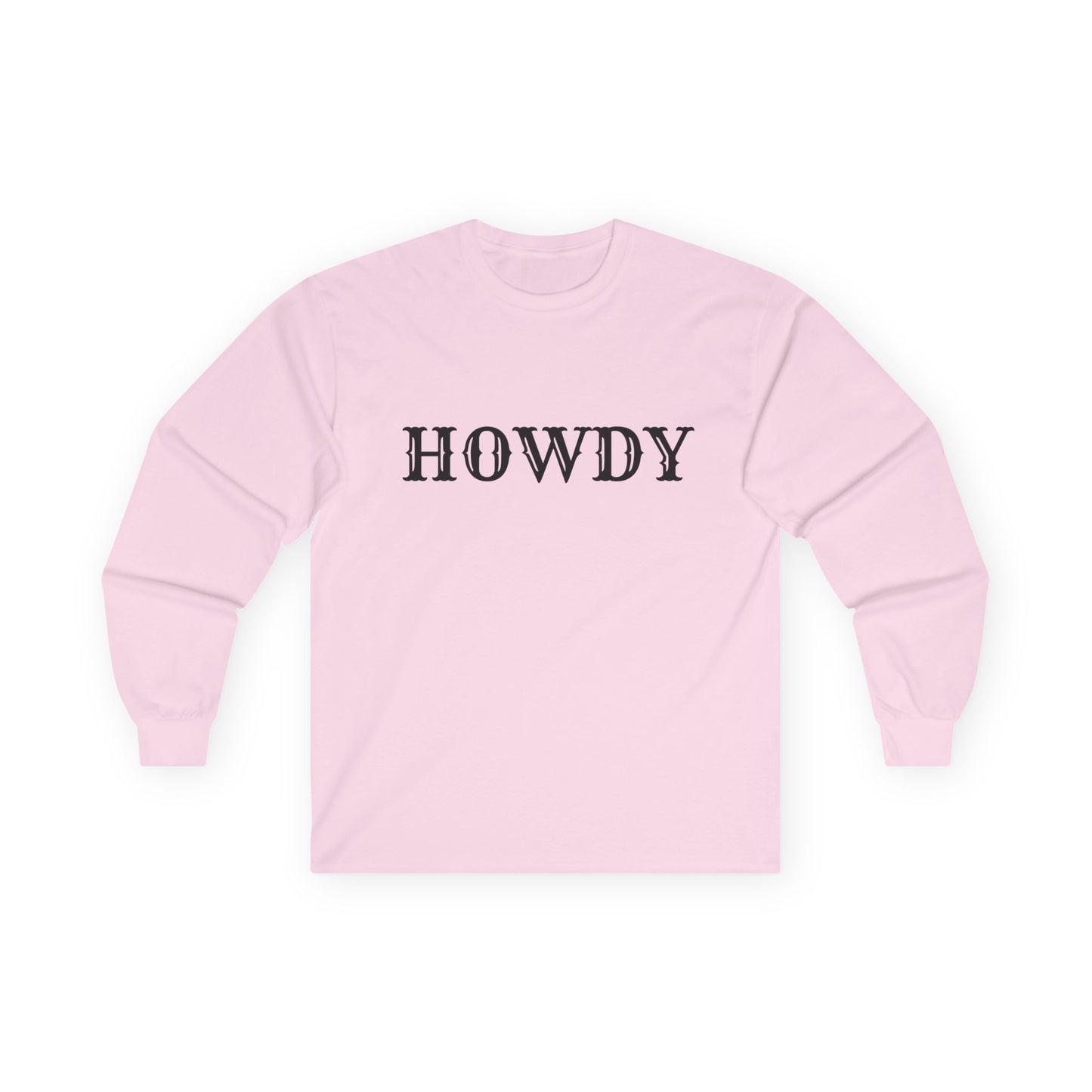 Howdy & Adios // Unisex Long Sleeve Tee | Casual Cotton Top for Friends & Farewells