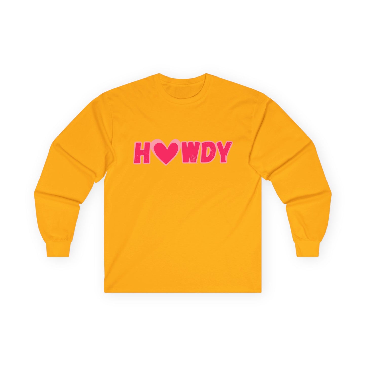 H<3wdy // Heart Long Sleeve Tee – Unisex Ultra Cotton Shirt for Casual Style