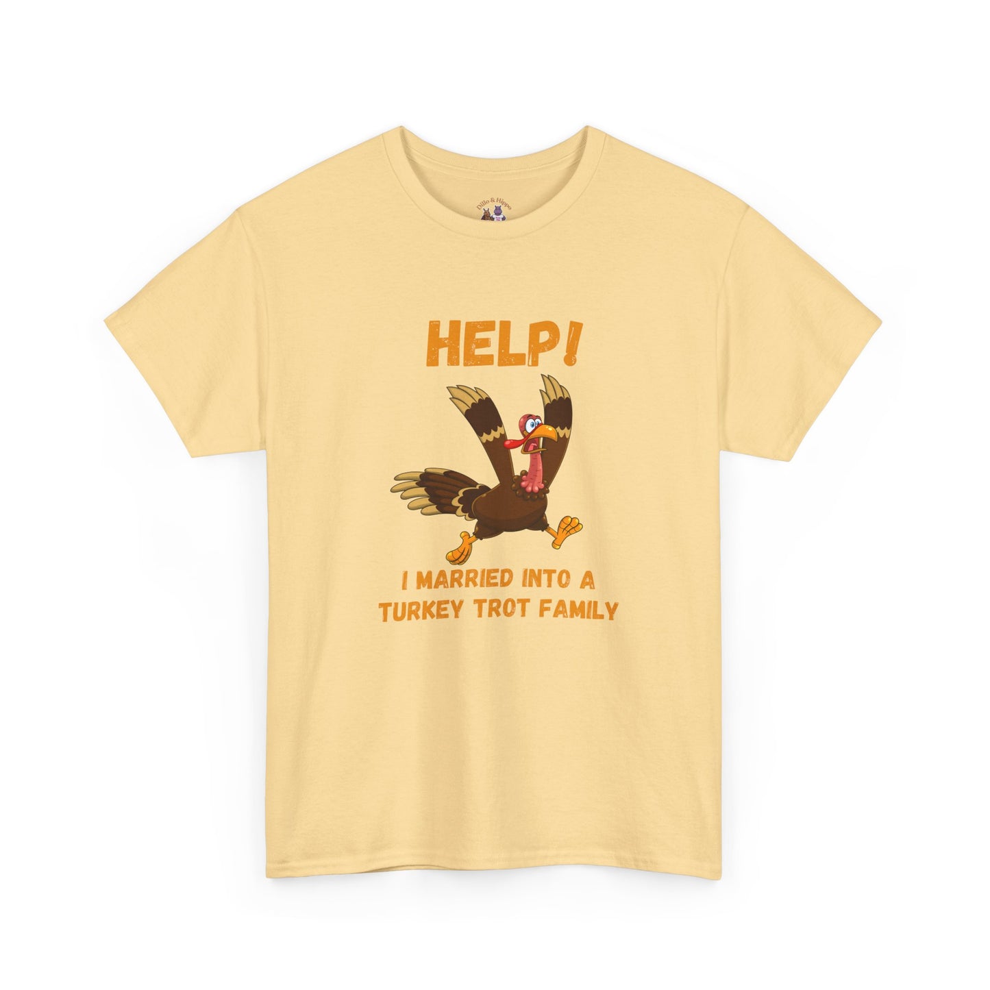 Help! I Married into a Turkey Trot Family // Unisex Jersey Short Sleeve Tee