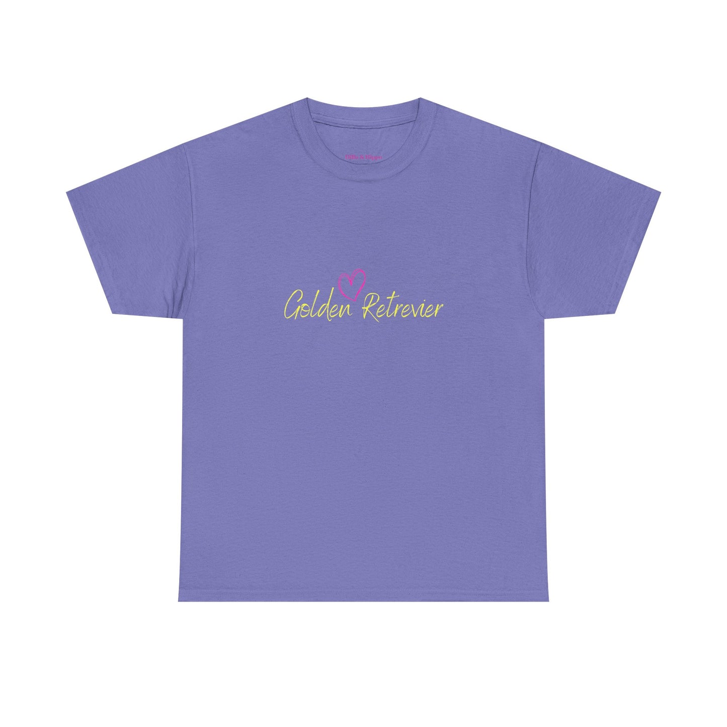 Golden Retriever Woofin' For My Black Cat // Unisex Heavy Cotton Tee - Relationship Dynamics
