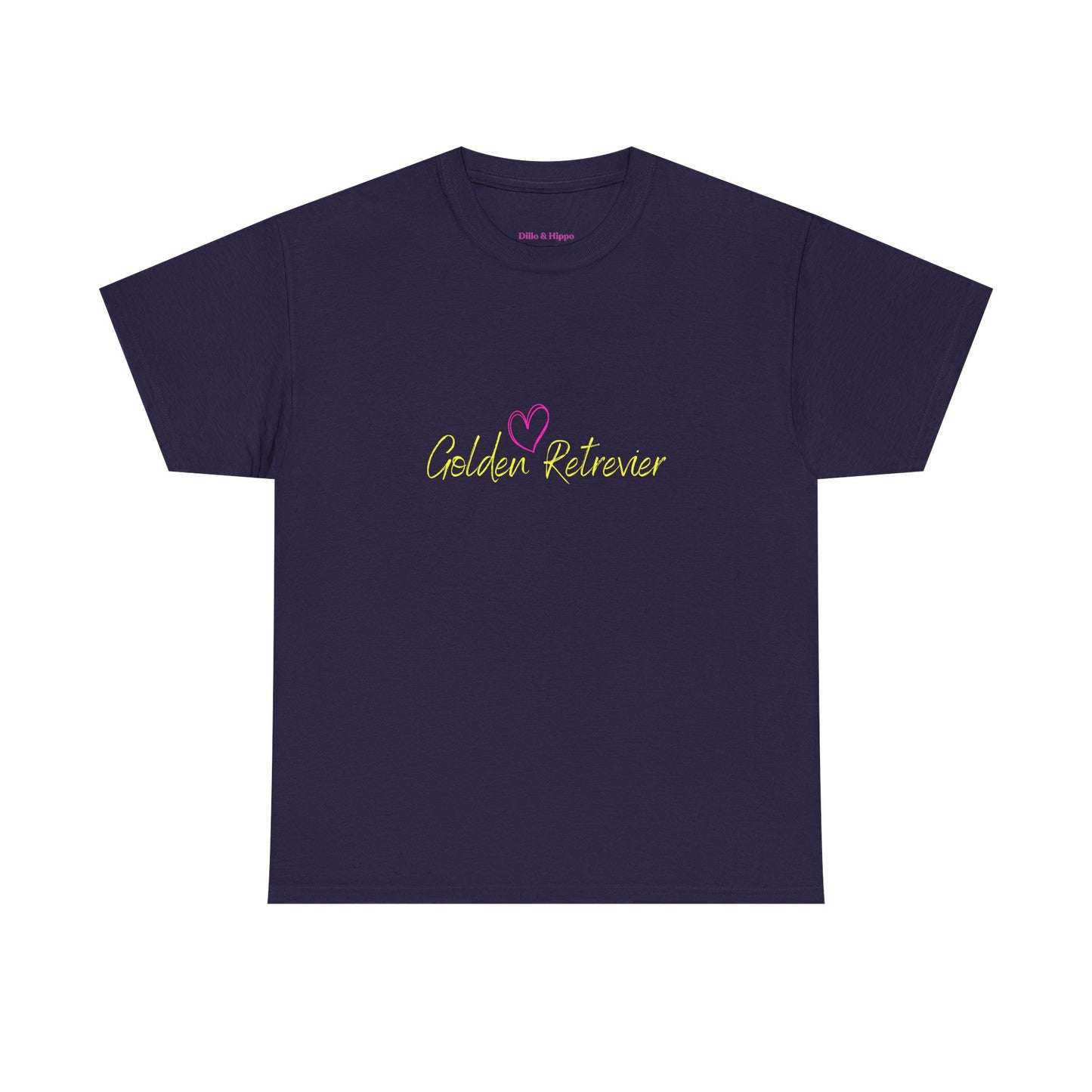 Golden Retriever Woofin' For My Black Cat // Unisex Heavy Cotton Tee - Relationship Dynamics