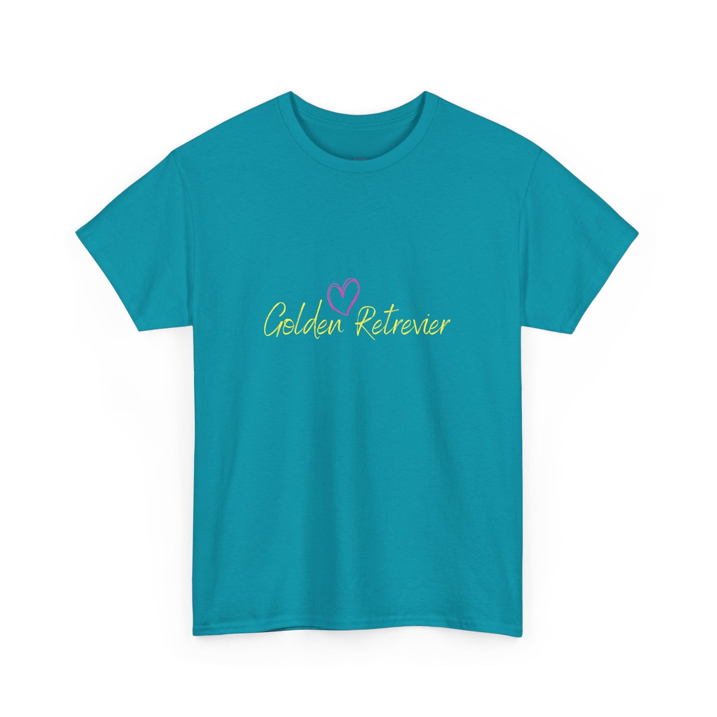 Golden Retriever Woofin' For My Black Cat // Unisex Heavy Cotton Tee - Relationship Dynamics