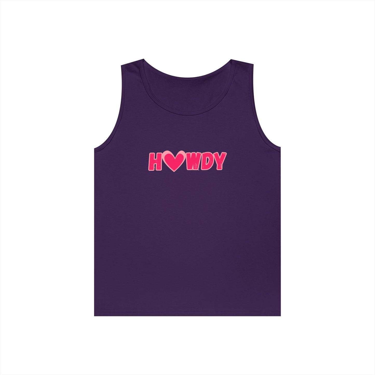 H<3wdy // Unisex Heavy Cotton Tank Top - Trendy Summer Wear for Fun and Relaxation