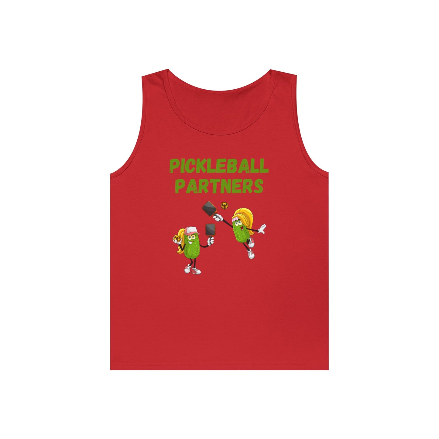 Pickleball Partners 3 // Unisex Heavy Cotton Tank Top