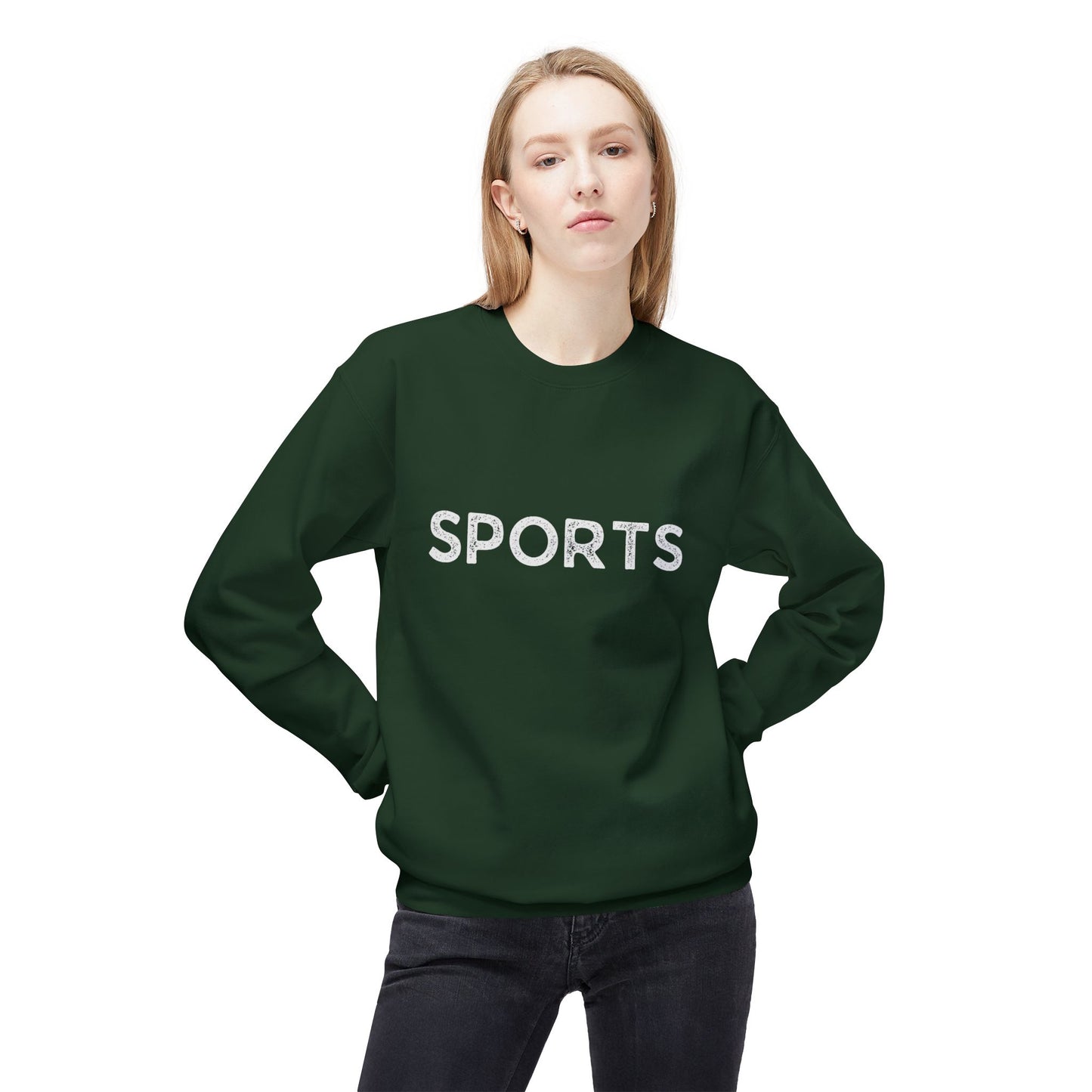 Sports // Unisex Midweight Softstyle Fleece Crewneck Sweatshirt