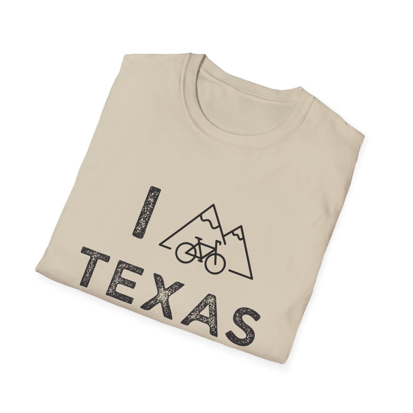 I (Mountain) Bike Texas // Unisex Softstyle T-Shirt