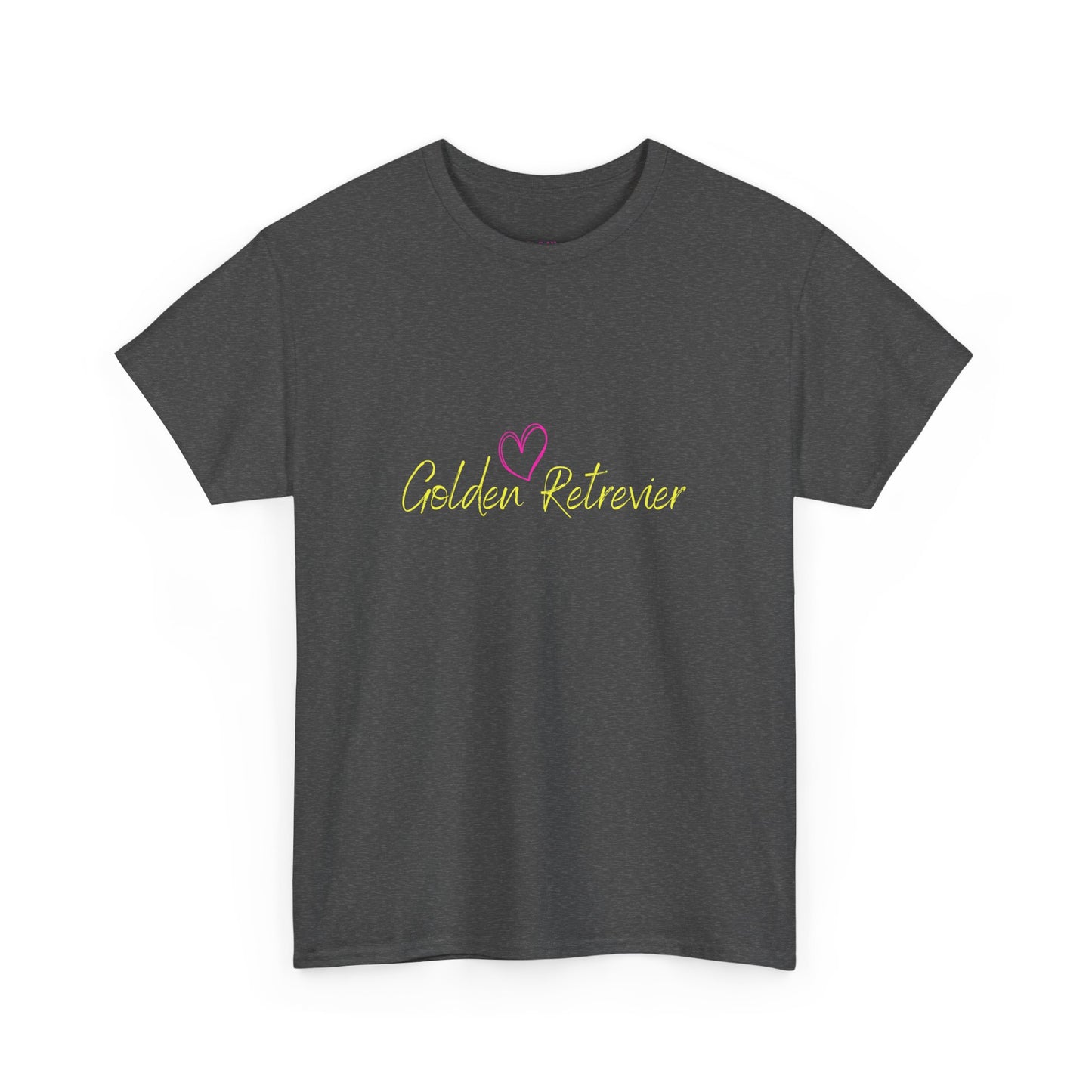 Golden Retriever Woofin' For My Black Cat // Unisex Heavy Cotton Tee - Relationship Dynamics