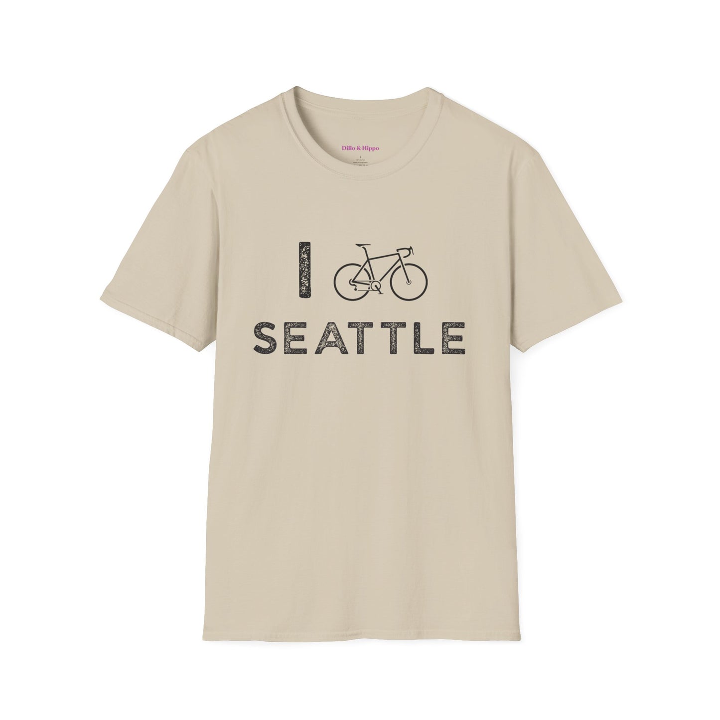 I (Road) Bike Seattle // Unisex Softstyle T-Shirt