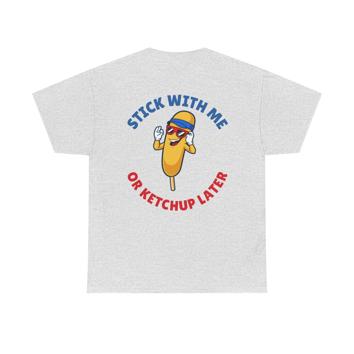 Funny Corndog Season // Unisex Heavy Cotton Tee | Perfect for Food Lovers and Festivals