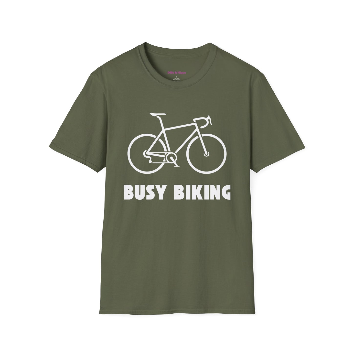 Busy (Road) Biking // Unisex Softstyle T-Shirt