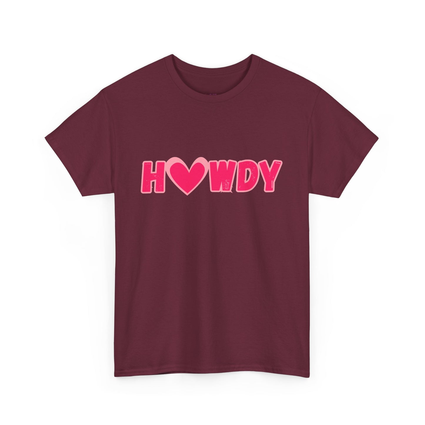 H<3WDY // Fun Howdy Graphic Unisex Heavy Cotton Tee