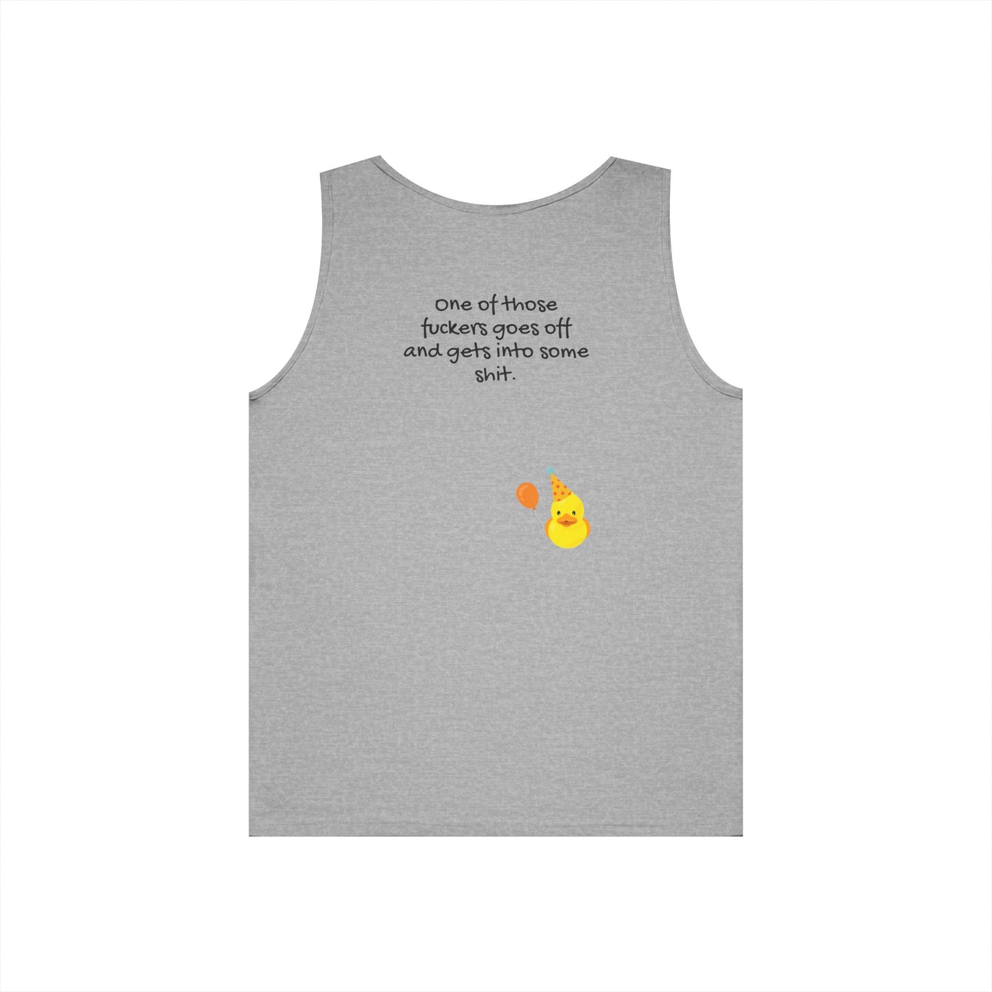 Ducks in a Row // Unisex Heavy Cotton Tank Top