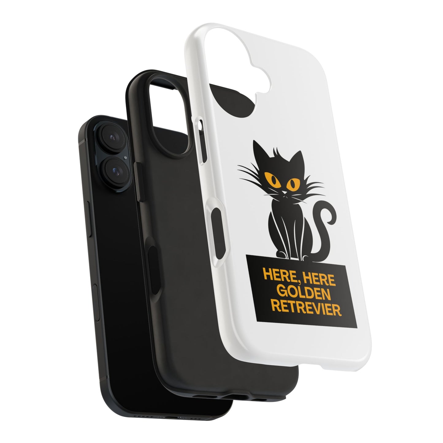 Here, Here Golden Retriever // Phone Case