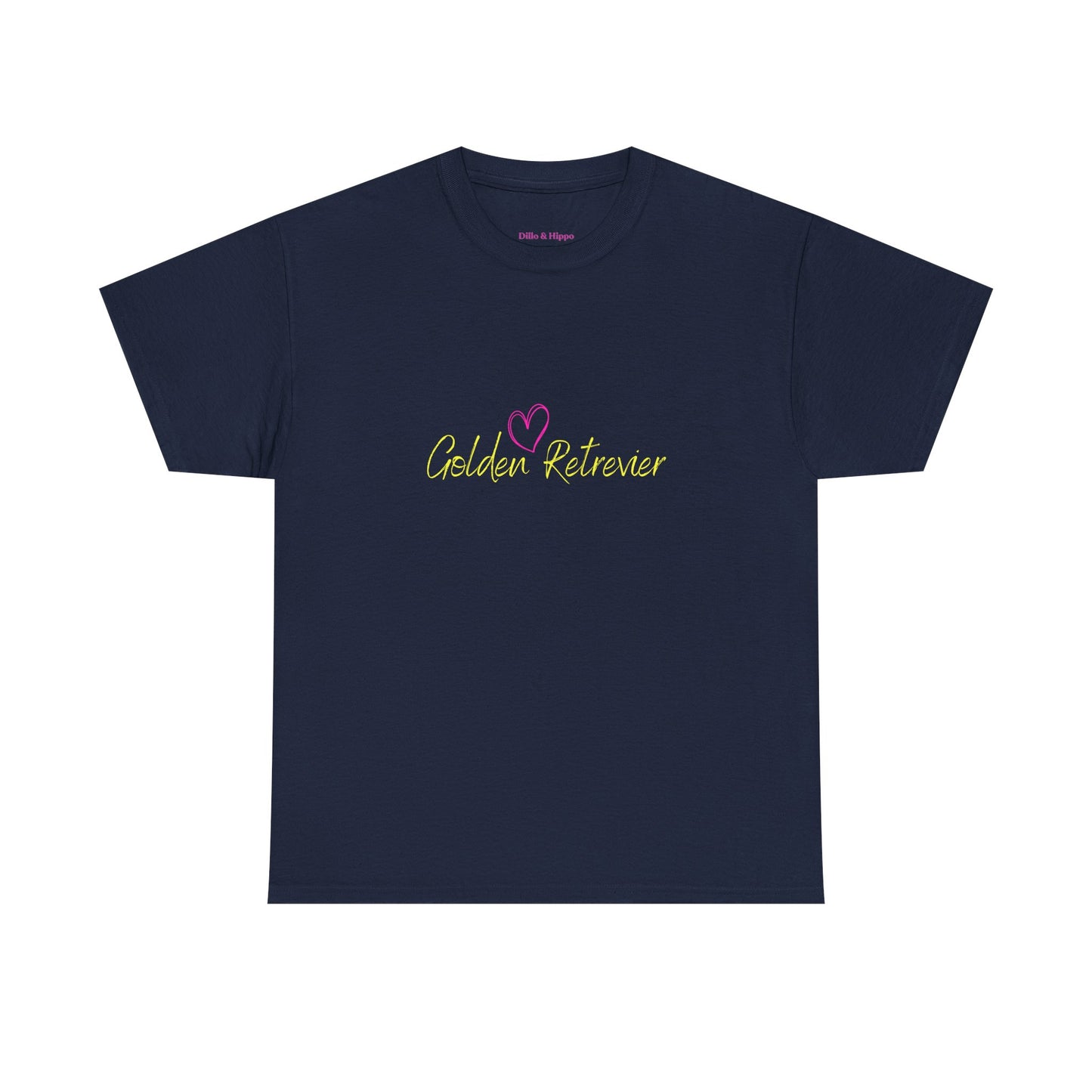 Golden Retriever Woofin' For My Black Cat // Unisex Heavy Cotton Tee - Relationship Dynamics