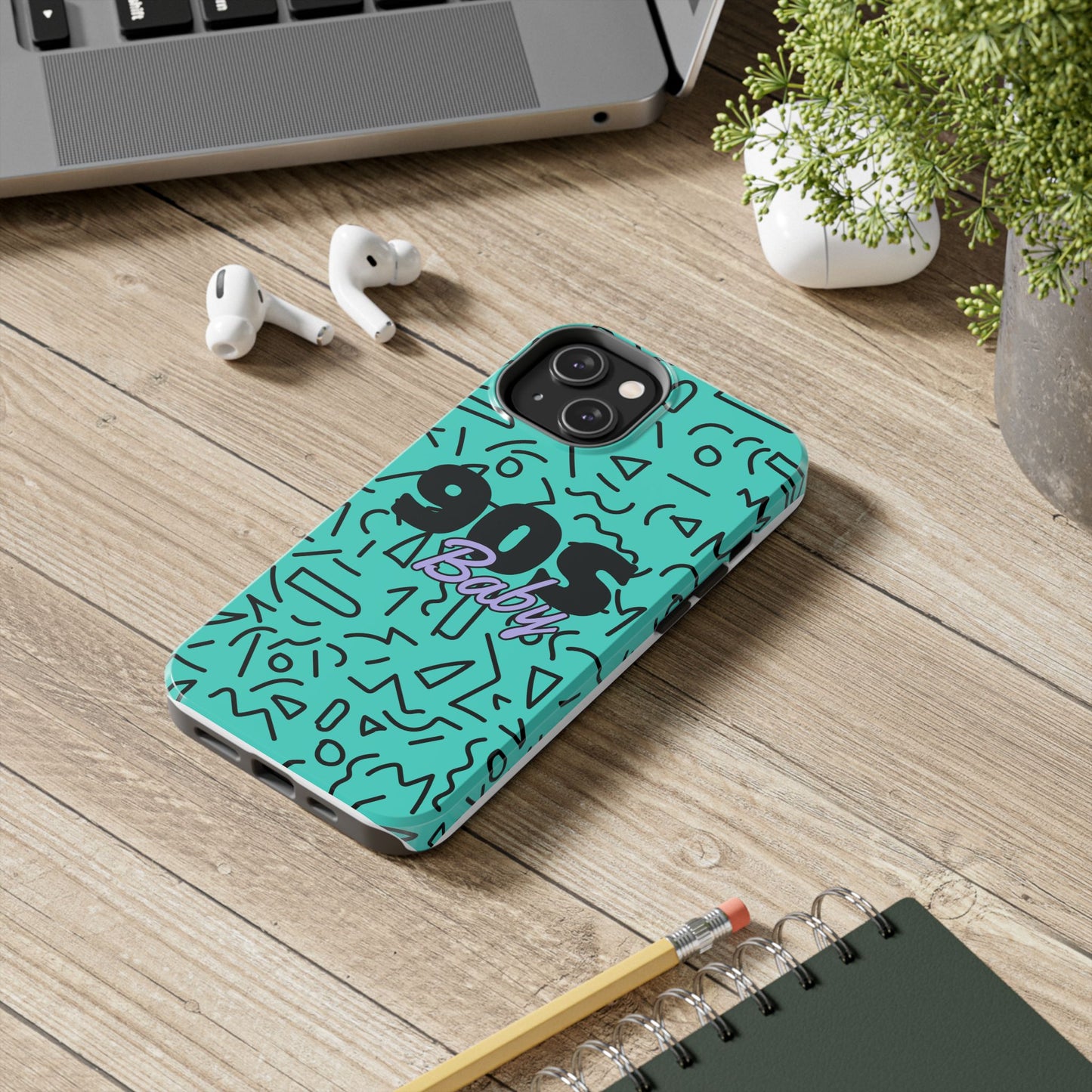90s Baby Turquoise // iPhone Case