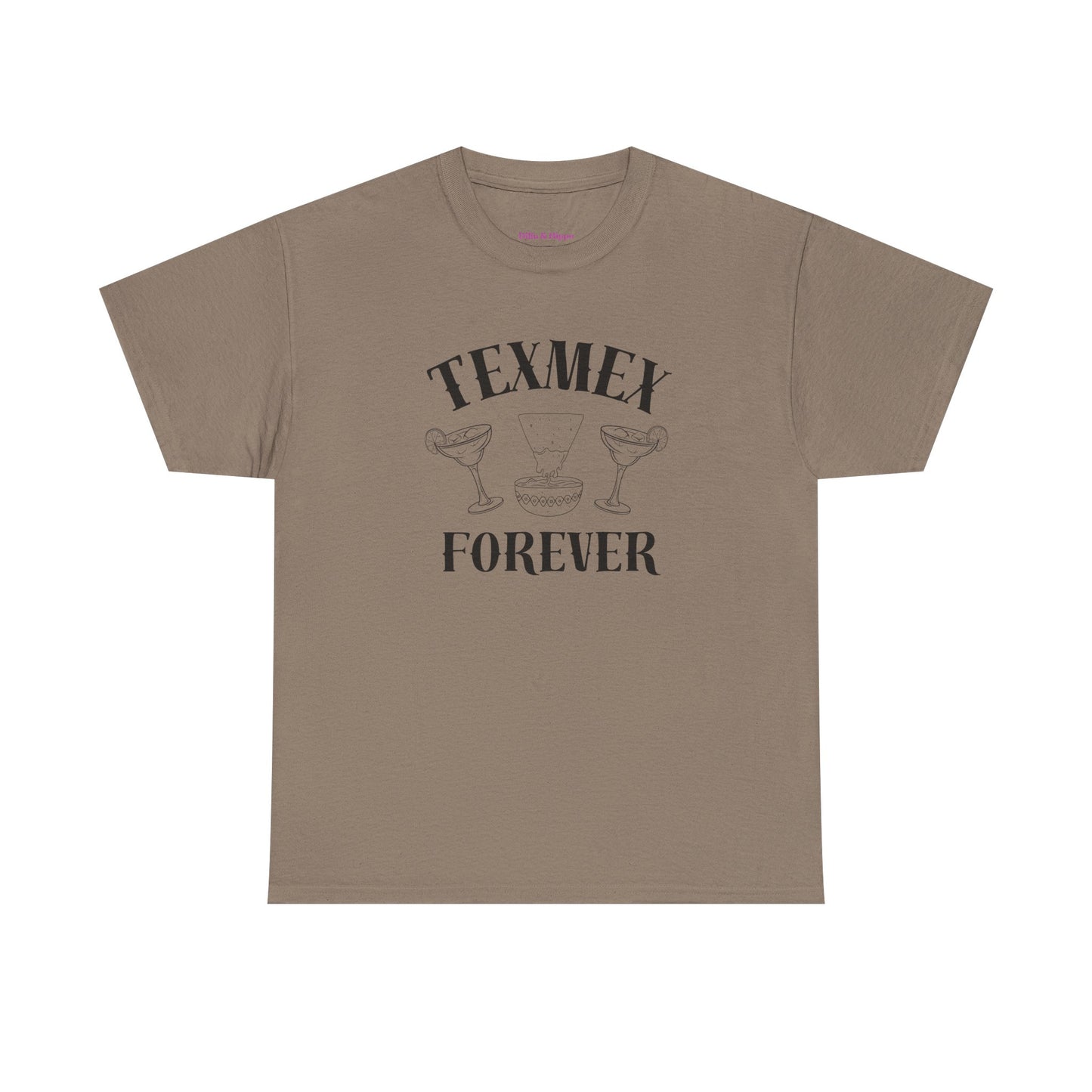 Tex-Mex Forever - Ritas & Queso // Unisex Heavy Cotton Tee - Fun Casual T-Shirt for Food Lovers