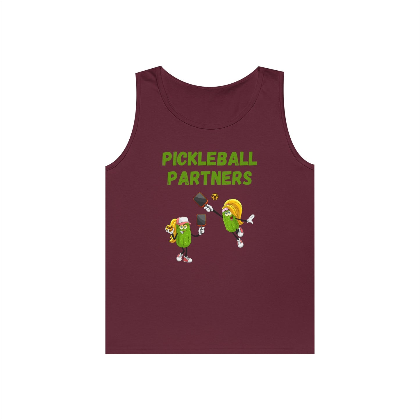 Pickleball Partners 3 // Unisex Heavy Cotton Tank Top