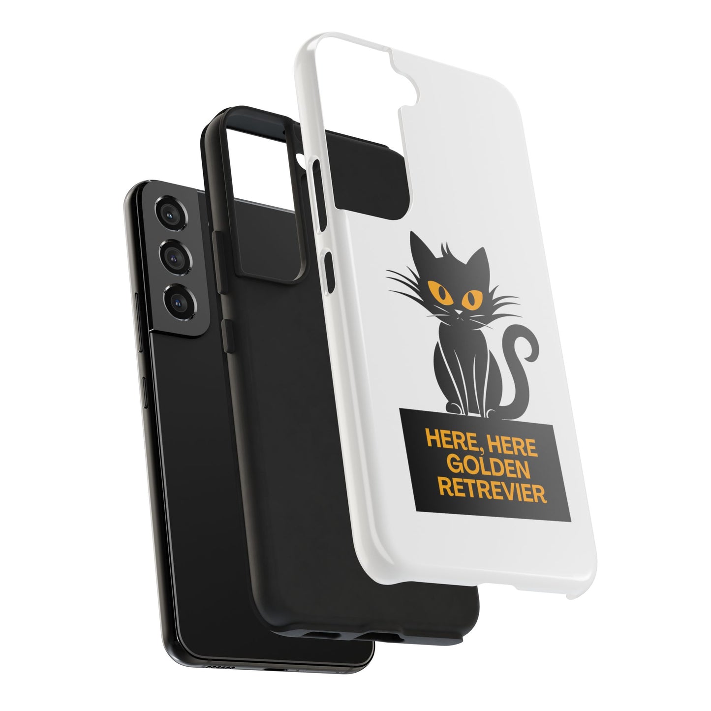Here, Here Golden Retriever // Phone Case