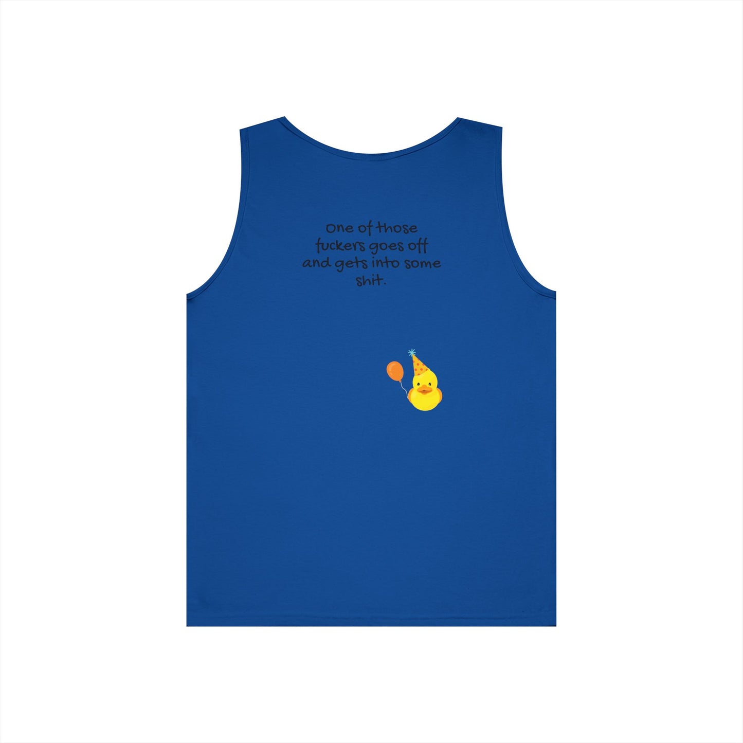 Ducks in a Row // Unisex Heavy Cotton Tank Top
