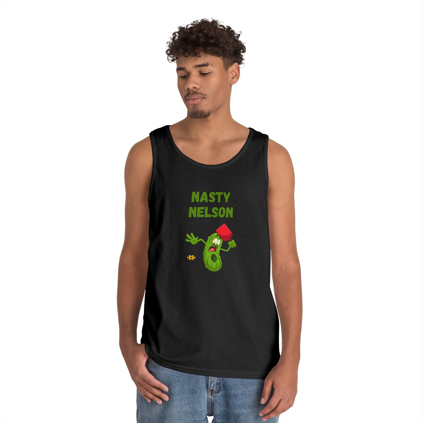 Pickleball // Nasty Nelson // Unisex Heavy Cotton Tank Top
