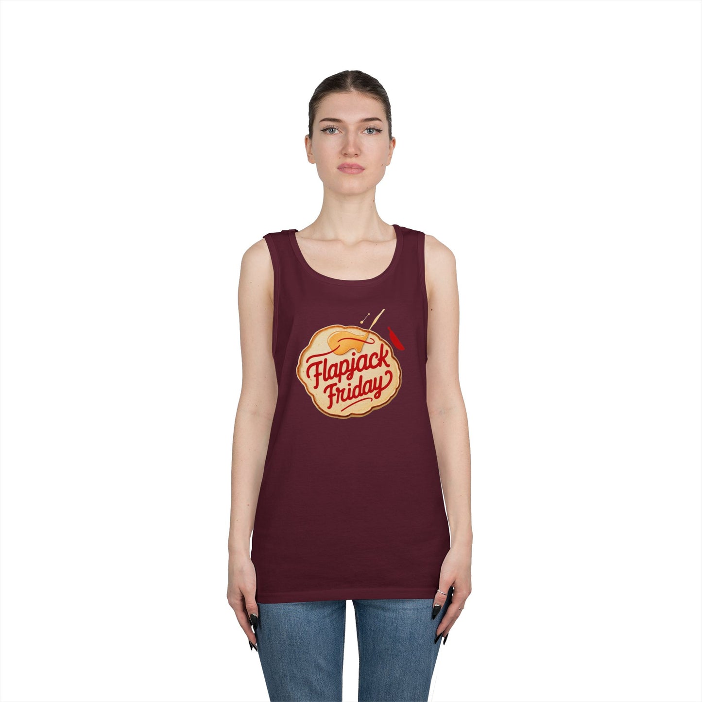 Flapjack Friday // Unisex Heavy Cotton Tank Top