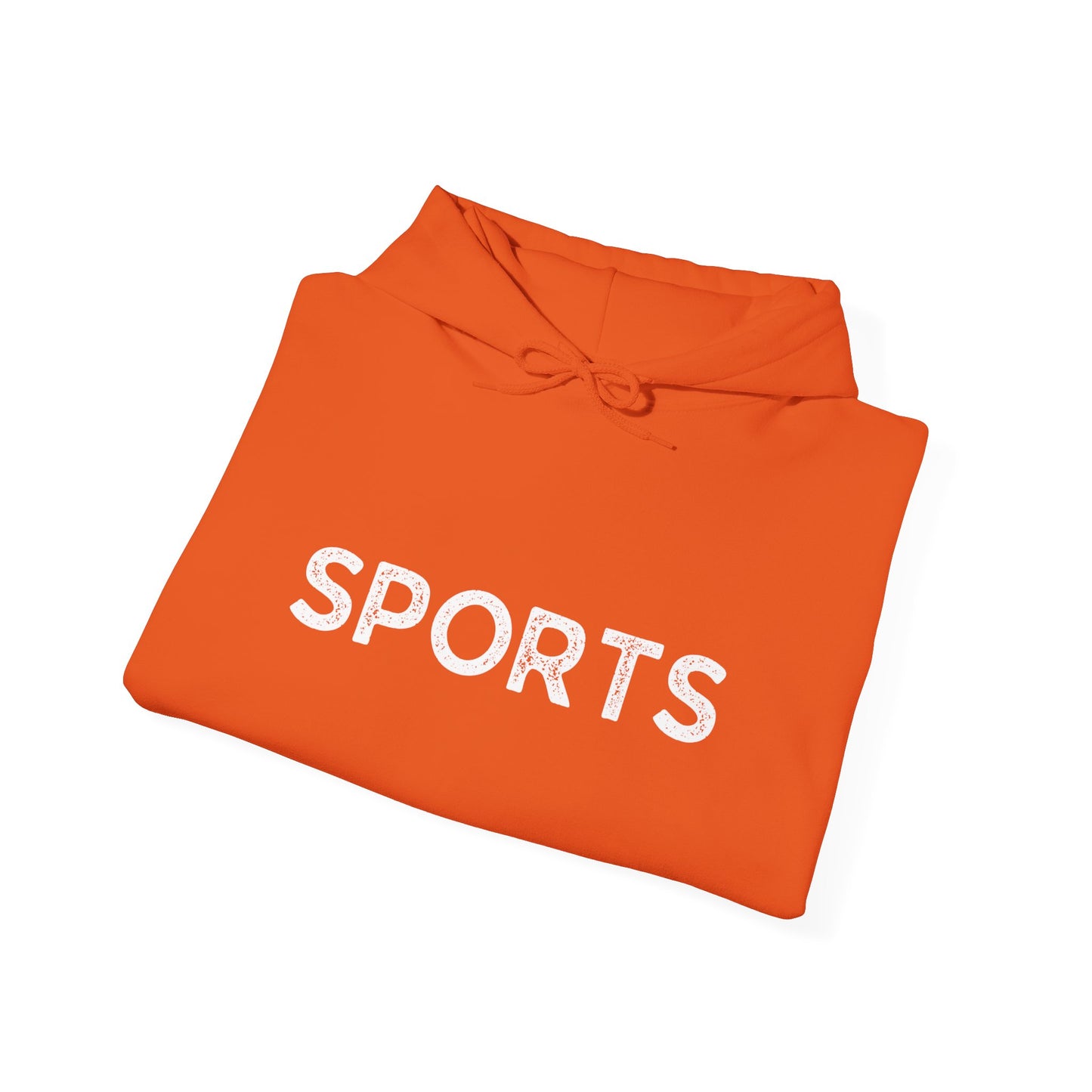 Sports // Unisex Heavy Blend™ Hooded Sweatshirt - White Text