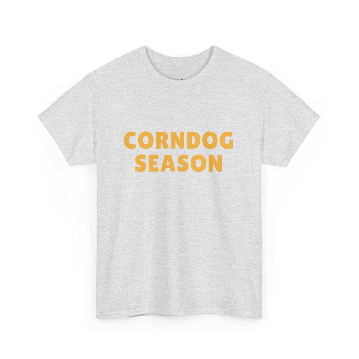 Funny Corndog Season // Unisex Heavy Cotton Tee | Perfect for Food Lovers and Festivals