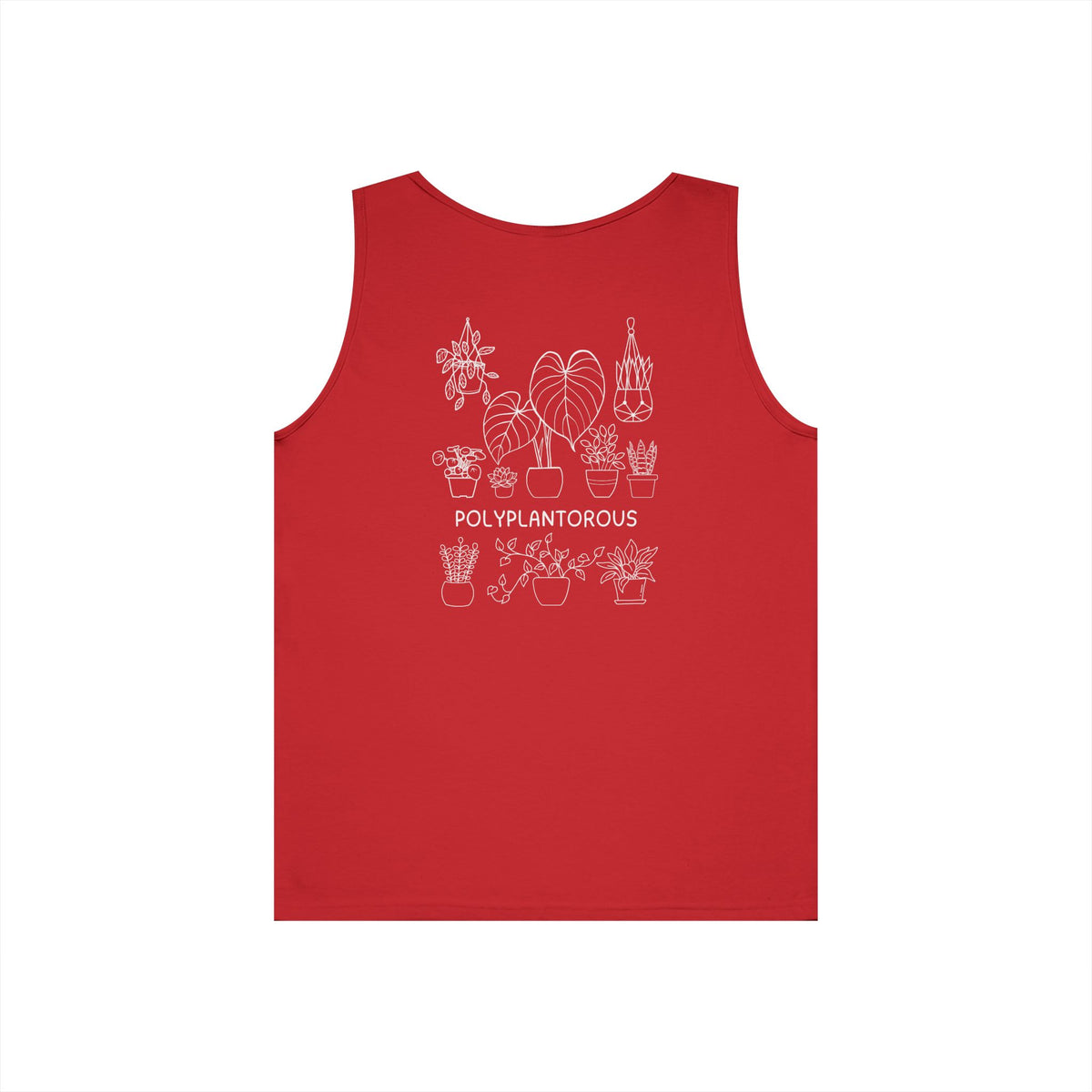polyPLANTorous // Unisex Heavy Cotton Tank Top - Polyplantorous Plant Lover Design