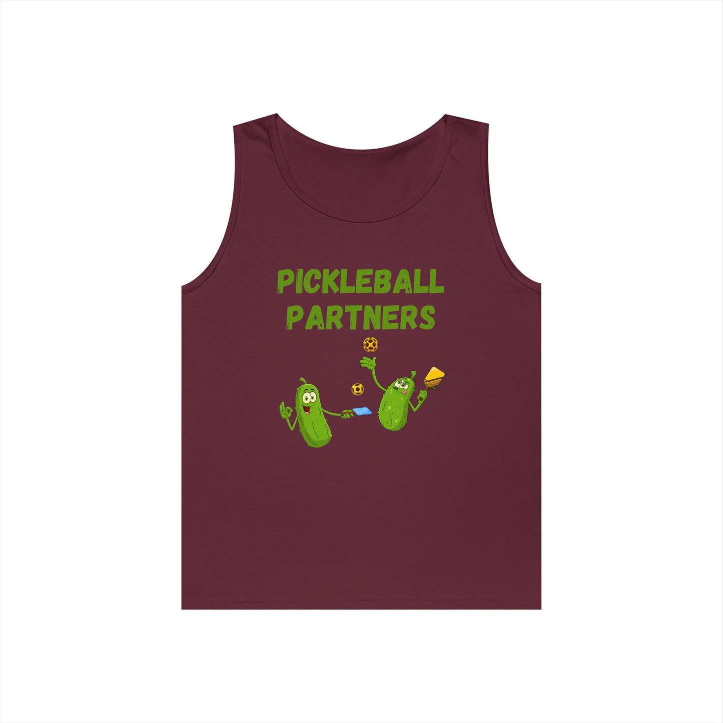 Pickleball Partners 1 // Unisex Heavy Cotton Tank Top