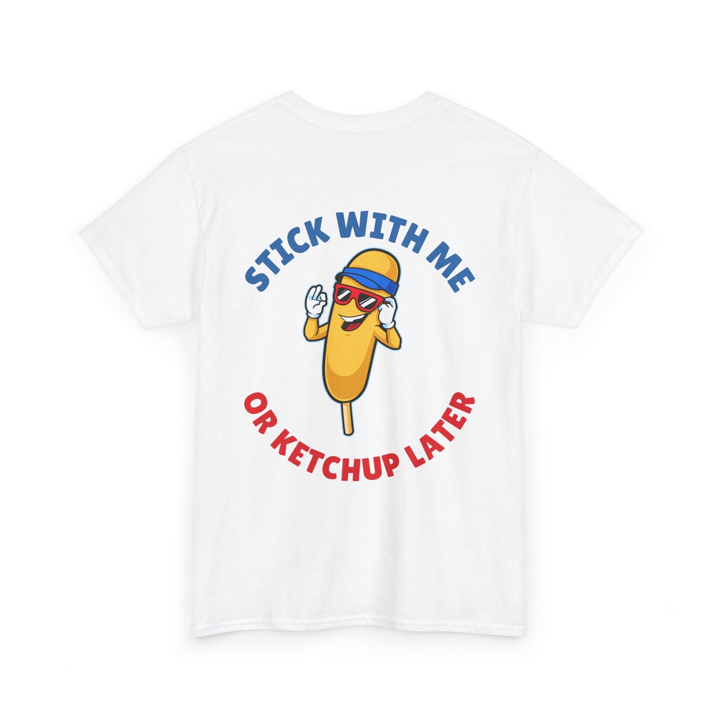 Funny Corndog Season // Unisex Heavy Cotton Tee | Perfect for Food Lovers and Festivals
