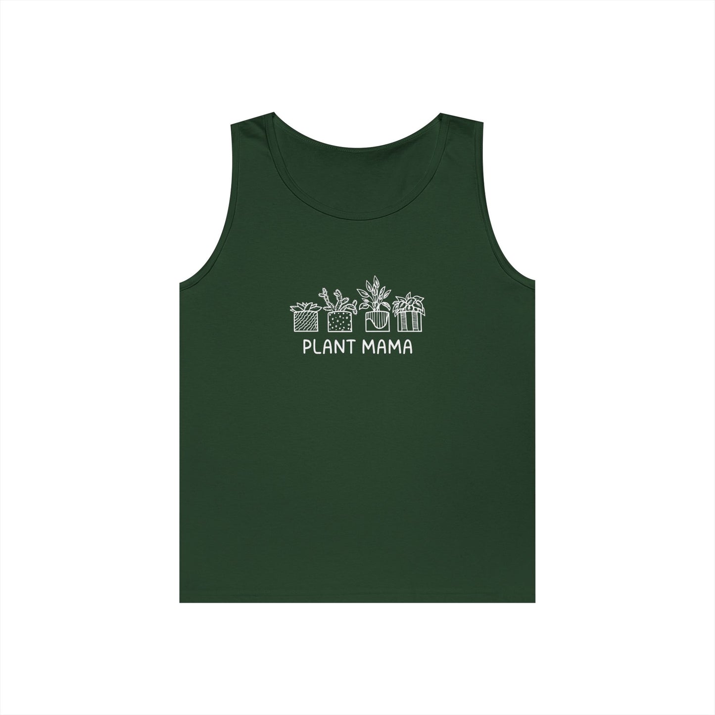 Plant Mama // Unisex Heavy Cotton Tank Top - Perfect for Garden Lovers