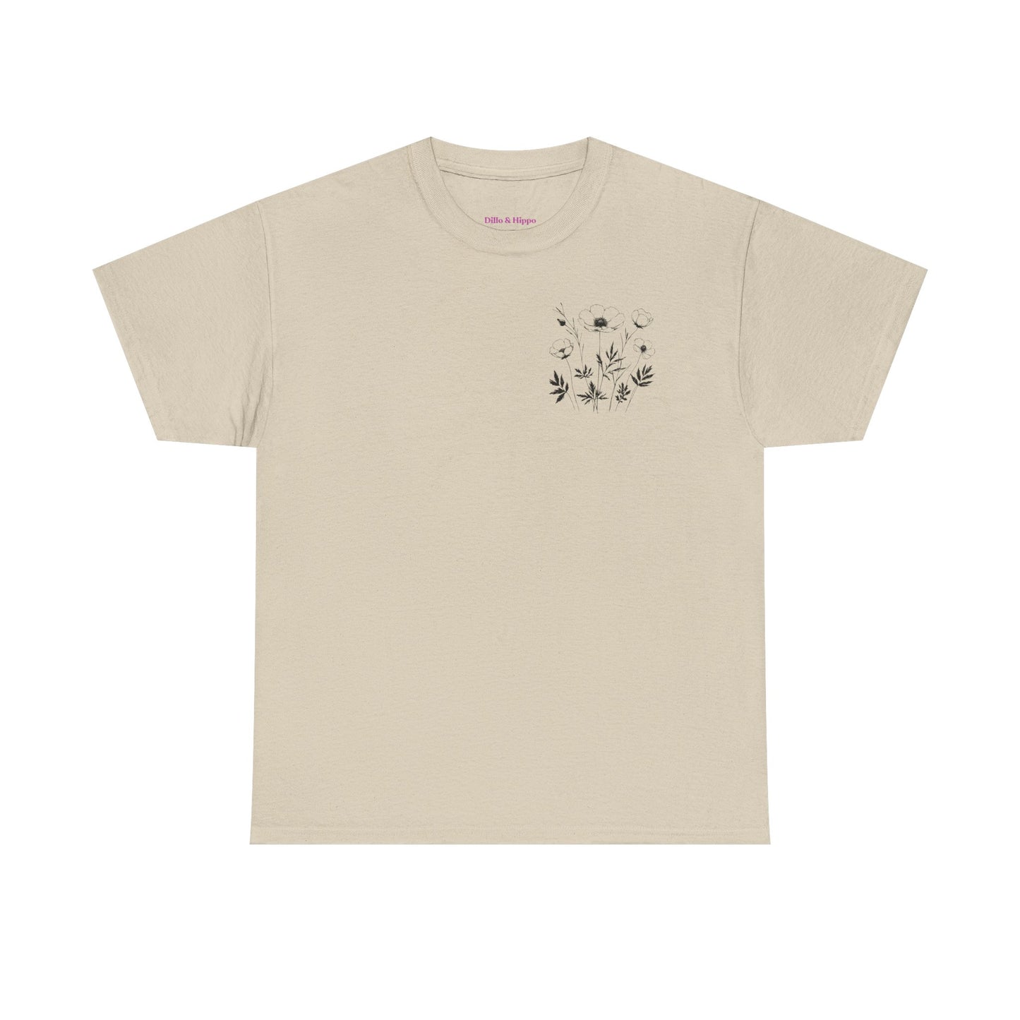 We're Rooting For You - Flowers // Unisex Heavy Cotton Tee - Perfect for Everyday Comfort