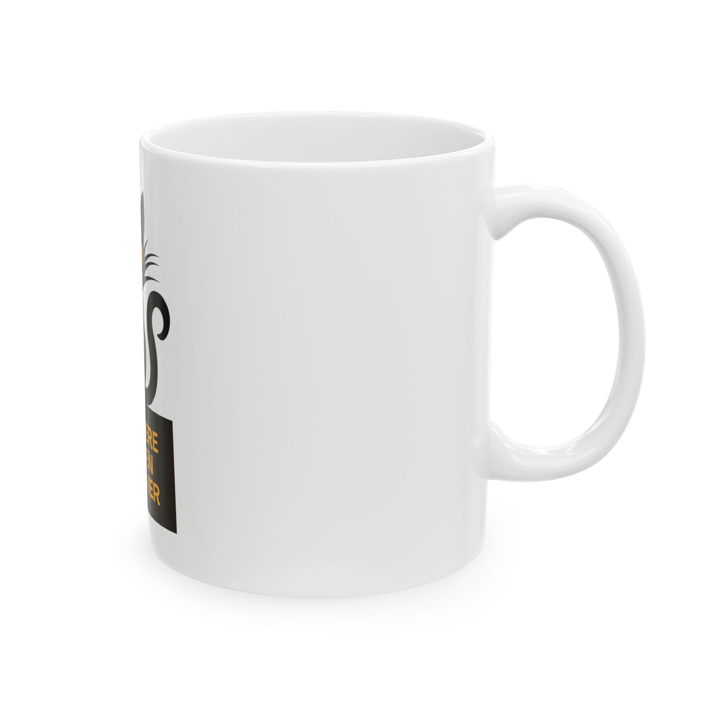 Here, Here Golden Retriever // Ceramic Mug, (11oz, 15oz)