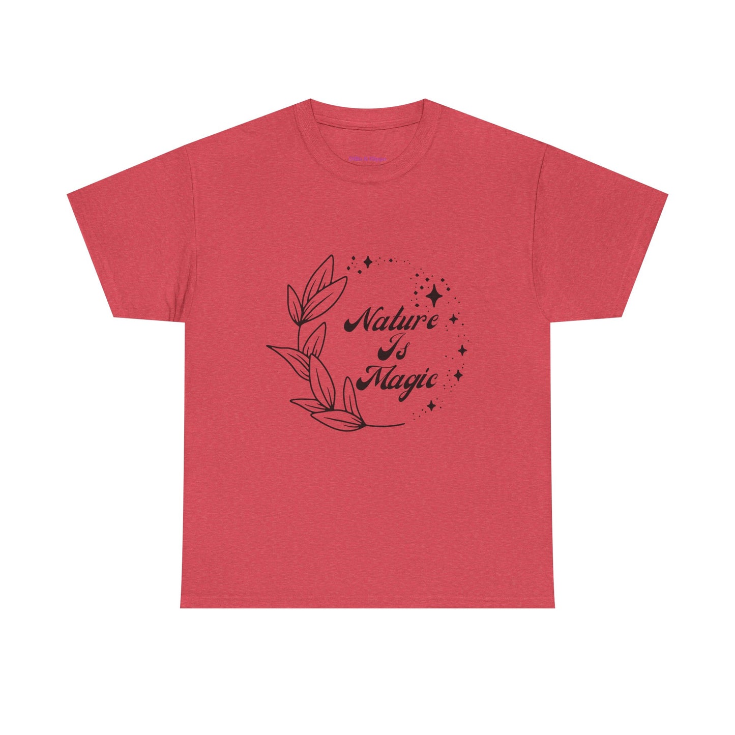 Nature is Magic // Unisex Heavy Cotton Tee - Nature-Themed Casual Wear