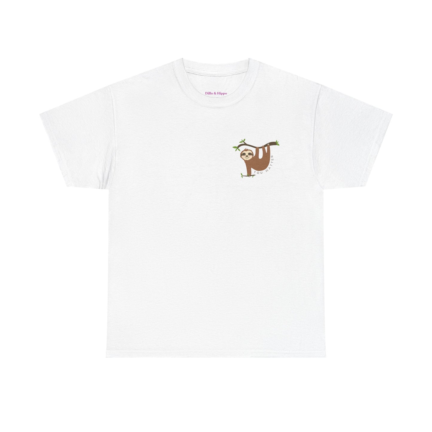 Keep Hangin' On - Sloth // Unisex Heavy Cotton Tee - Motivational