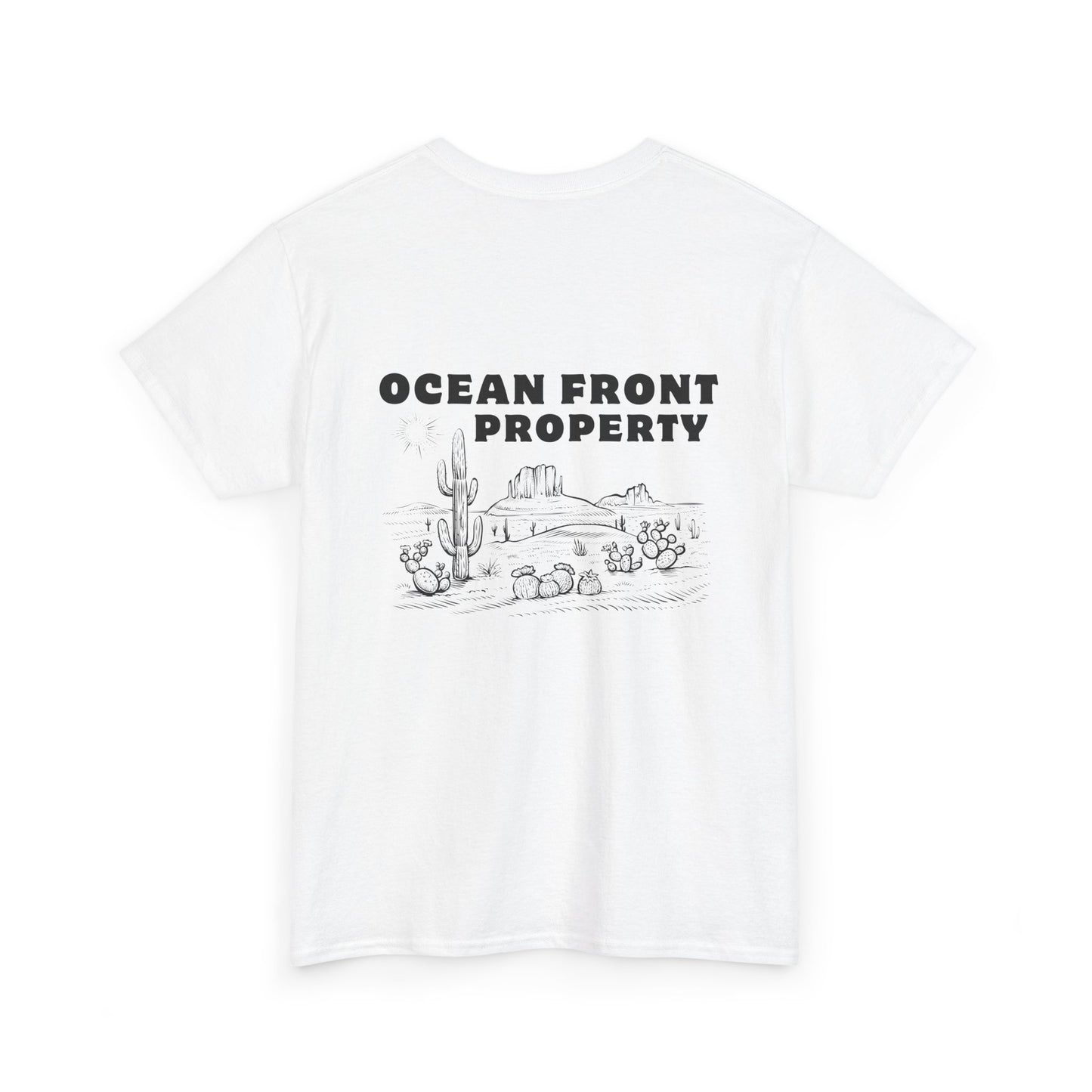 Ocean Front Property - Double-sided // Unisex Heavy Cotton Tee