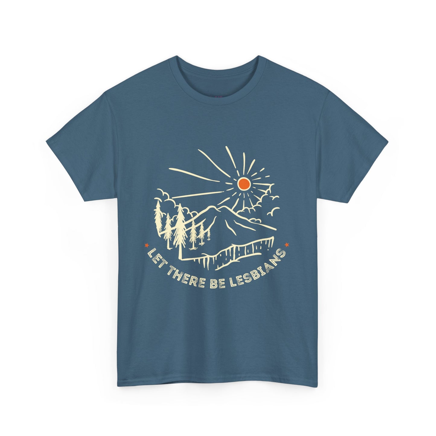 Let There Be Lesbians // Unisex Heavy Cotton Tee - Pride Fashion Statement T-Shirt