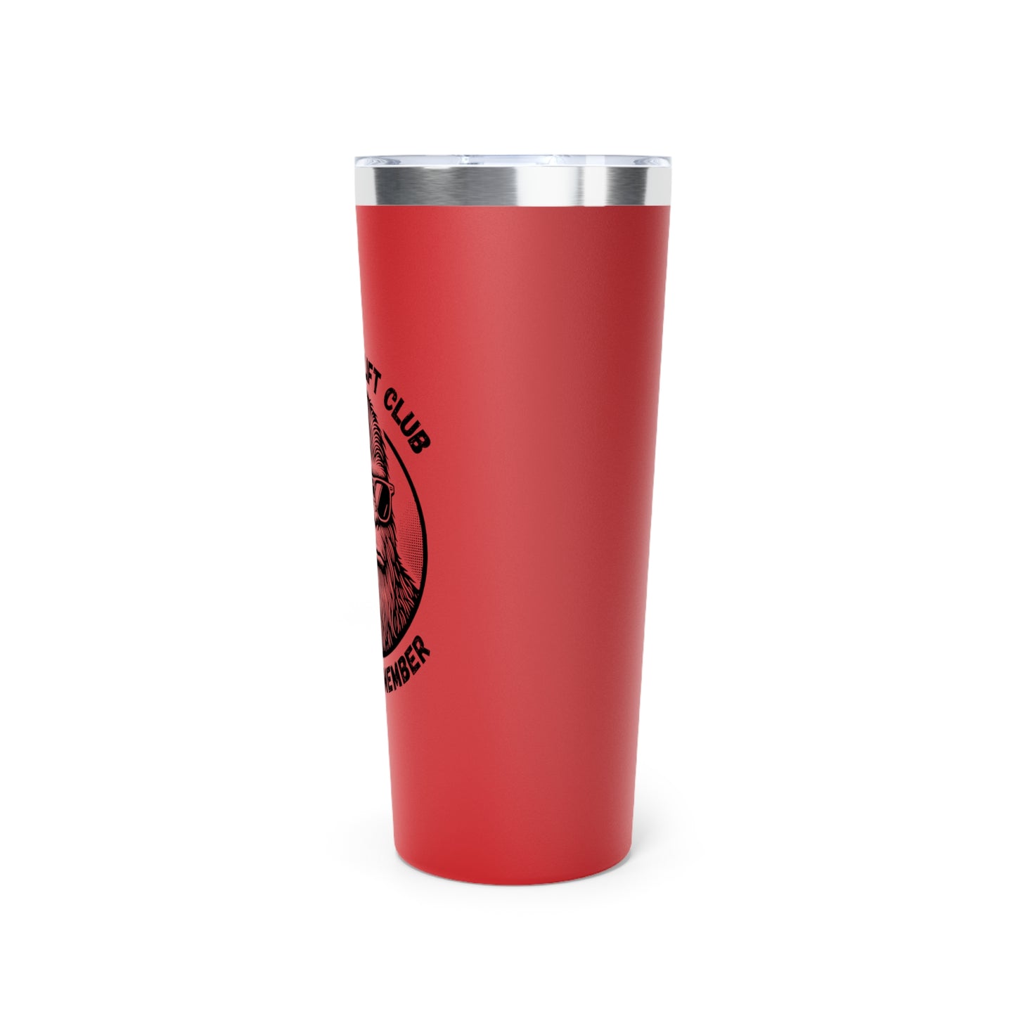 Barefoot Lift Club Founding Member // Copper Vacuum Insulated Tumbler, 22oz - Blue Text