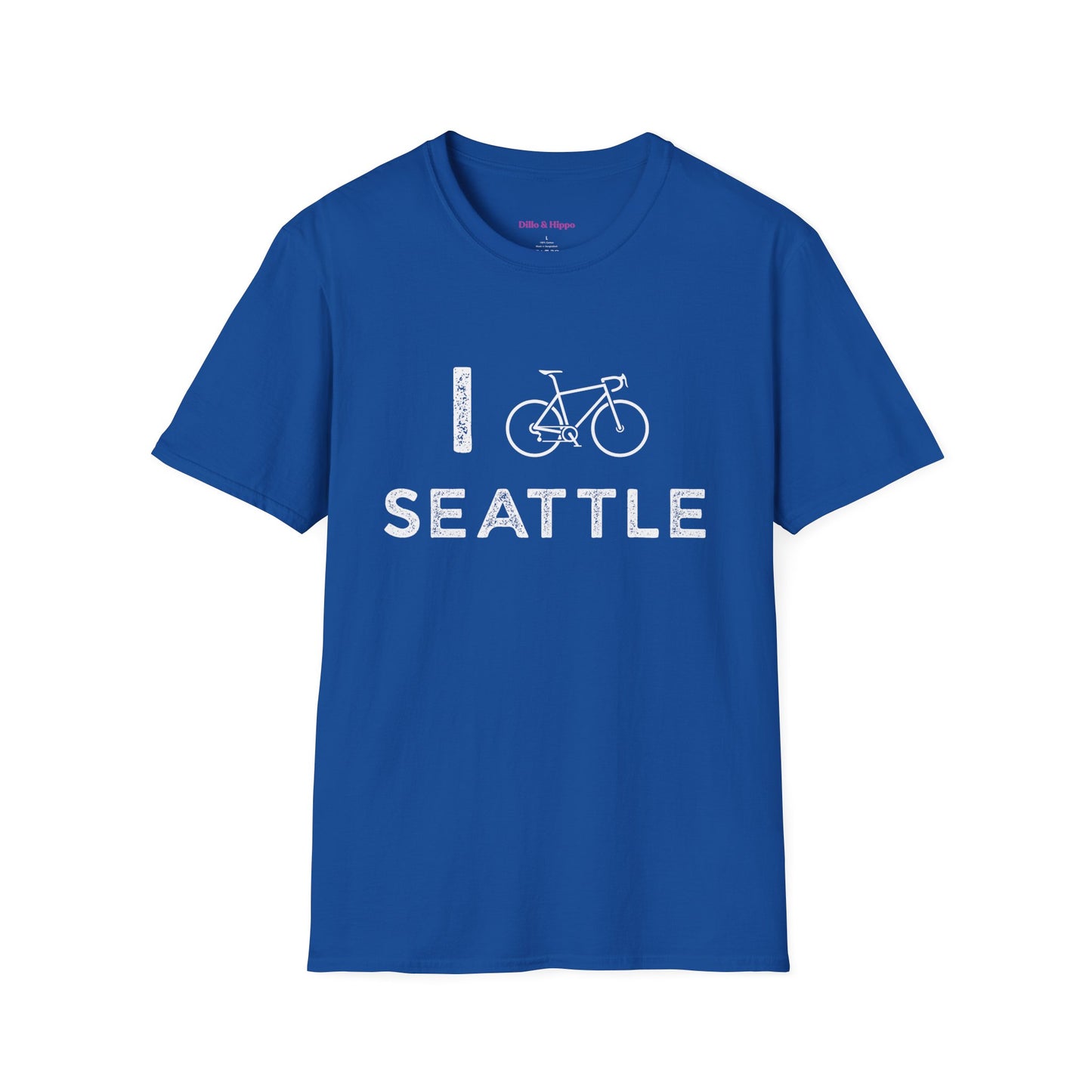 I (Road) Bike Seattle // Unisex Softstyle T-Shirt