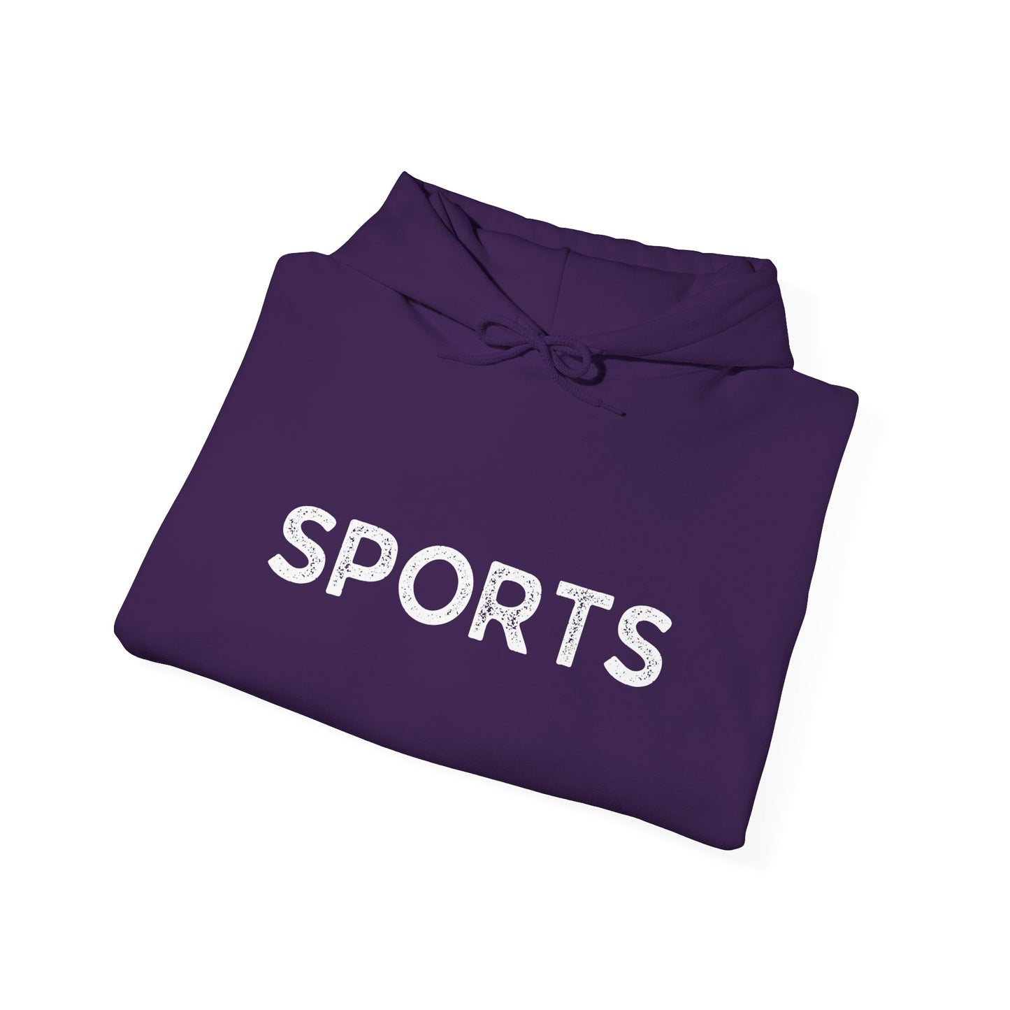 Sports // Unisex Heavy Blend™ Hooded Sweatshirt - White Text