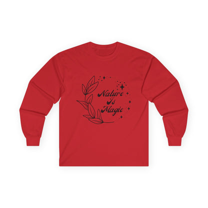Nature is Magic // Unisex Ultra Cotton Long Sleeve Tee - Embrace Nature's Beauty