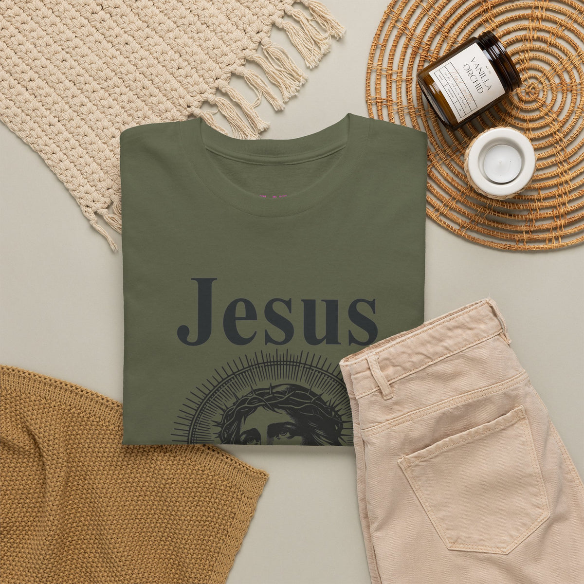 Religious Humor Unisex Heavy Cotton Tee - "Jesus Didn't Look Like This"